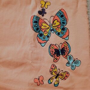 Hanna Andersson Peach Butterfly Sweater